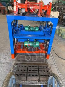 QTJ4-30B macchine per la fabbricazione di mattoni macchina per blocchi di cemento Semi automatici che fanno macchina calda Sele - Product Image 4