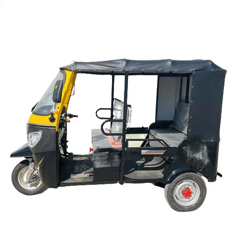 Cheap 200cc Air Cooling Petrol Tuk Tuk 4-6 Passengers Three Wheeler Motorcycle Electric Bajaj Auto Rickshaw Taxi for Sale