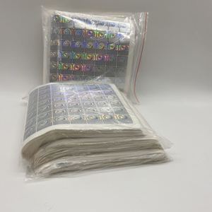 Gümüş renk 3D özel Hologram etiket etiket - Product Image 6