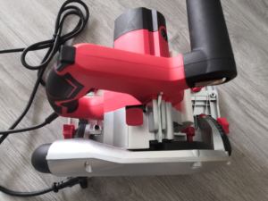 DIY木工のこぎり220v水平スタイル検査窓付きプロフェッショナルElectric1.4m 2.8mトラックプランジソー円形のこぎり付き