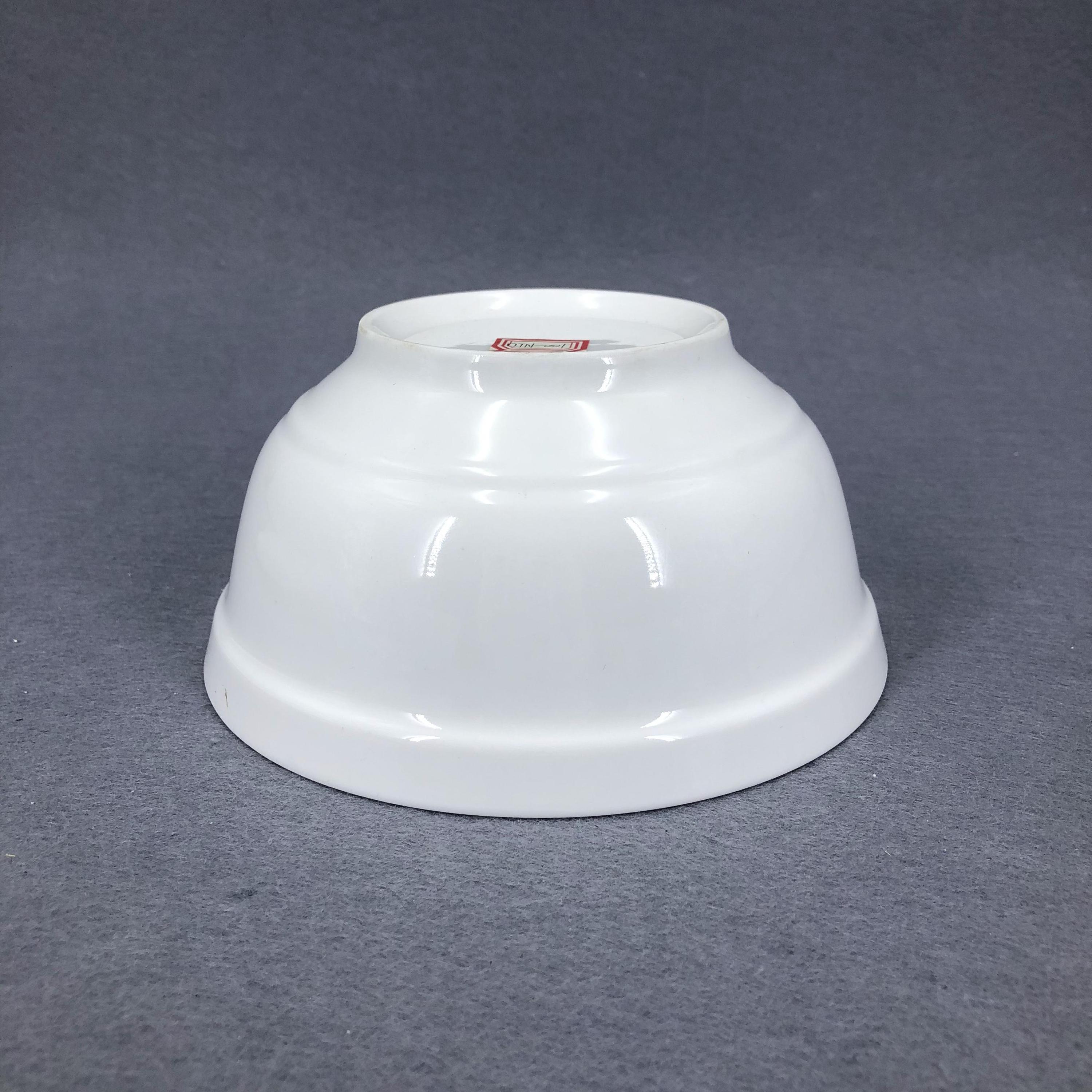 4.5"/5"/6"/7" hotel restaurant bone china soup bowl ceramic rice bowl with various design microwave white cheap bowl