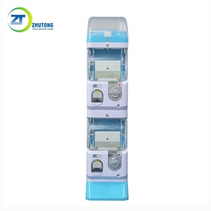 Özelleştirilmiş Zhutong iki katmanlı üst ekran arcade gashapon dağıtıcı jetonlu sürpriz kapsül çocuk oyuncak otomatı - Product Image 3