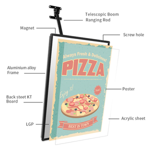 Khung Nhôm Hồ Sơ Poster Khung Thắp Sáng Philippines Hộp Ánh Sáng Snap Khung - Product Image 2