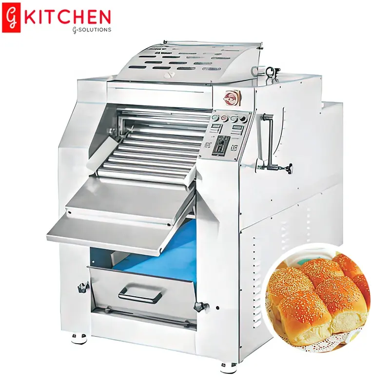 Set completo automatico commerciale macchina per fare hamburger e affettatrice per pane e pane macchina macchina per fare il pane