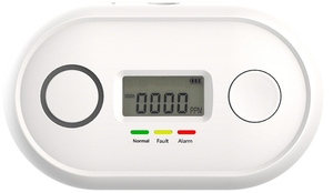 Smart Home Interlinked Carbon Monoxide Detector LCD <strong>Display</strong> 433MHz Alarm <strong>System</strong> 10-Year Lithium Battery Power Supply Fire
