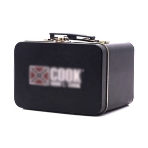 Kilit ve menteşe ile dikdörtgen taşıma çantası izle Metal gıda şeker teneke kutu konteyner paslanmaz çelik şeker durumda boya işlemi - Product Image 2