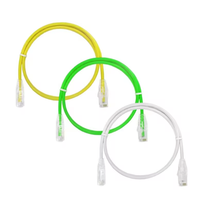 Kablo Rj45 Cat6 modülü Cat6a 28awg yama kablosu 3 metre yapma makinesi Rj45 Ethernet Lan kablosu ince mavi - Product Image 5