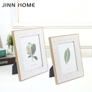 4x6 5x7 resim çerçeve doğal ahşap Modern tasarım fotoğraf çerçeveleri yüksek çözünürlüklü cam masa üstü ekran - Product Image 6