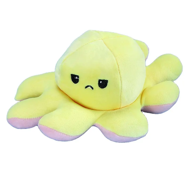 25 cm Nouveau Flip Octopus Vacances Présent En Peluche Jouets Pour Griffe Machine Peluches Animal En Peluche