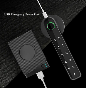 Telefon uygulaması. Uzaktan erişim kontrolü wifi anahtarsız giriş elektronik dijital kapı kilidi topuzu tuş takımı parmak izi tuya akıllı kapı kilidi - Product Image 3