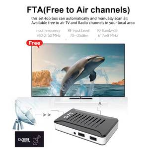 FTA Mini <strong>DVB</strong>-S2 <strong>Decoder</strong> H265 Hevc <strong>MPEG</strong> PVR EPG <strong>DVB</strong> S2 Ethernet LAN Digital TV Tuner Set Top Box Satellite TV Receiver