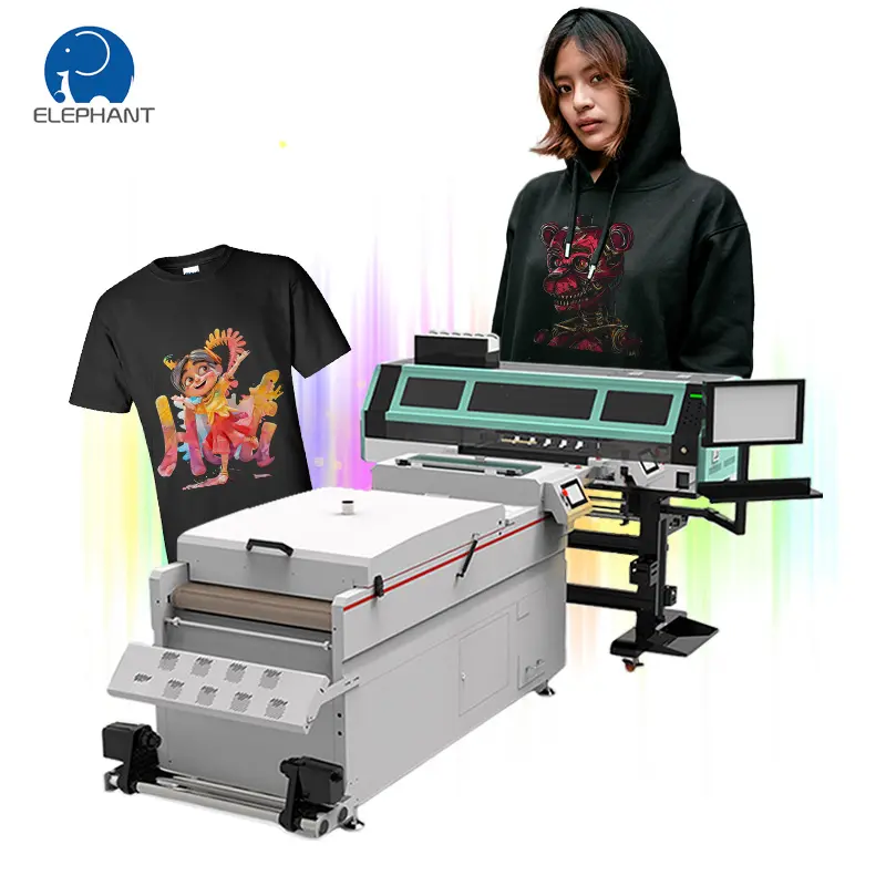 DTF stampante a getto d'inchiostro I3200 2/4 pz stampa t-shirt macchina da stampa 24 pollici dtf stampante macchina