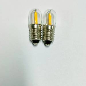 LEDフィラメント電球E106.3 V 12V24Vラウンドトップ自動ミニチュア信号電球E100.3-0.5WピンボールLED電球 - Product Image 6
