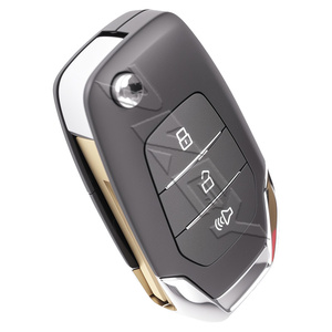 OEMリモートスマートフォールドカーキー3ボタン433Mhz Maxus T60 ID47 HITAG3 7961Xチップバッテリーロゴブレードプログラミング付き