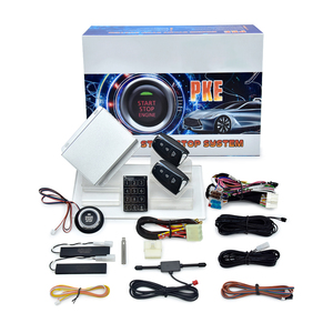 Universal Pke Passive Keyless Entry <strong>Push</strong> <strong>Button</strong> <strong>Start</strong> Stop 12V <strong>Button</strong> Engine <strong>Start</strong> Stop Auto Car Alarm System - Product Image 1