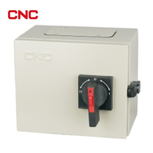 Caja de interruptores de placa de aislamiento de distribución eléctrica con configuración estándar de dos entradas y una salida - Product Image 1