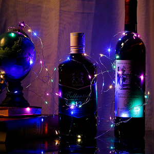 Multicolor LED <strong>String</strong> <strong>Lights</strong> with Copper Wire Multiple Flashing Modes for Enhancing Your Christmas Flowers and Gift Box Decor - Product Image 3