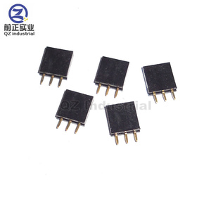 QZ yüksek kalite 10 adet/torba PCB pin başlık konektörü 2.54mm pitch 1x3P tek sıra düz kadın başlık - Product Image 3