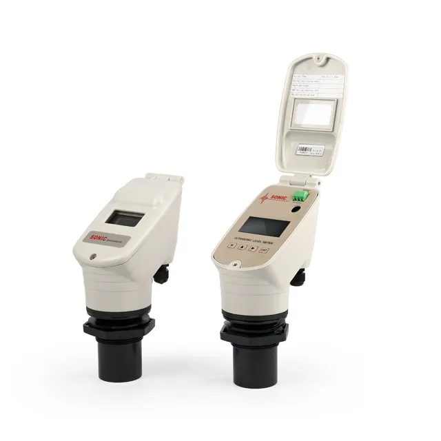 Medidor de nivel ultrasónico de tanque de agua de combustible Digital LCD de fabricación Original