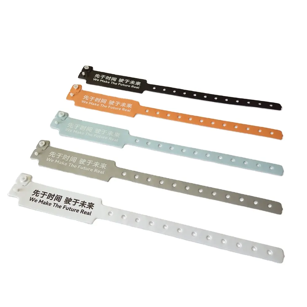 Factory Wholesale Promotion Activity Cheap Items To Sell Plastic Bracelet Events   Party Custom PVC Vinyl Wristbands