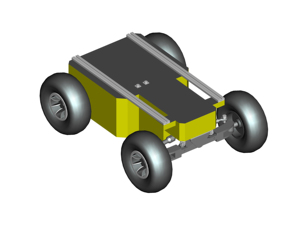消毒用四輪UGVロボット産業用インテリジェントプラットフォームカート2020 - Product Image 5
