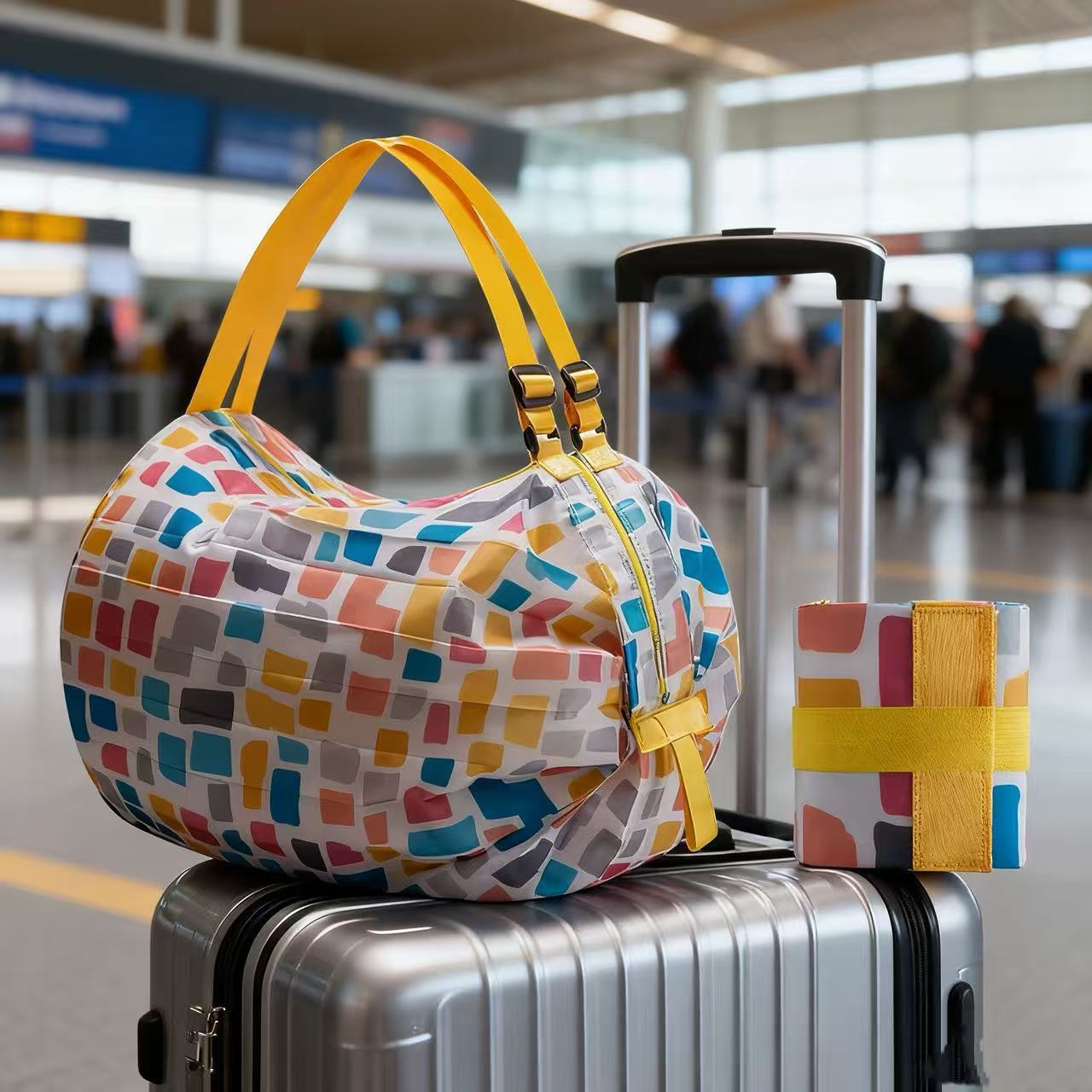 Bolsa plegable para órgano con diseño floral de piedra de color engrosada 5035 - plana 728cm