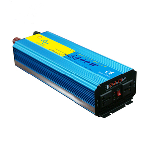工厂出口双输入电压离网电源逆变器2.5kw DC 12v至交流220V蓝色太阳能系统纯正弦波逆变器