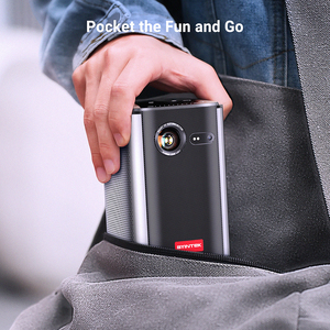 Caliente BYINTEK P70 3D 4K portátil Pico proyector pantalla táctil inteligente Android DLP Beamer batería Auto Focus Home Theater proyector - Product Image 2