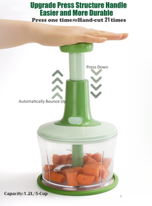 Smile Mom Hand Onion Press <strong>Swift</strong> Chopper Salad Spinner and Slicer - Product Image 3