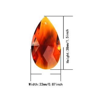 Hot Sale Water Drop Shaped Crystal Beads Oval Shape Tear <strong>Pear</strong> Glass Acrylic Drops Bead for Chandeliers Pendant - Product Image 5
