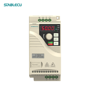 Certificado CE conversor de frequência 220v vfd entrada monofásica outpurt inversores e conversores vfd 220v 0.75kw 50/60Hz