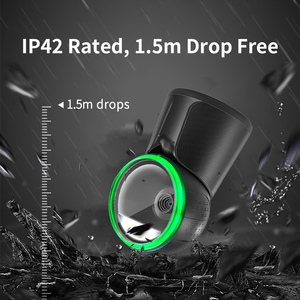 JINGXIN1d larga distancia con cable de alta velocidad 2d RS232 USB matriz de datos lector de código QR escáner de código de barras de escritorio