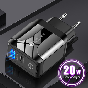 Ab/abd/İngiltere cep telefonu duvar tipi C hızlı şarj aleti kablosu adaptörü Apple Iphone ücretleri için 36w Pd şarj - Product Image 2