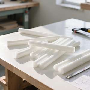 Tabung PTFE Virgin tingkat industri panjang 500mm 100mm ID tahan tekanan tinggi - Product Image 2