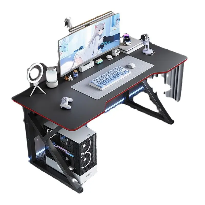 โมเดิร์นคอมพิวเตอร์ที่เรียบง่ายชุดโต๊ะและเก้าอี้ Esports เดสก์ท็อปโฮมออฟฟิศชุดโต๊ะและเก้าอี้ห้องนอนการเรียนรู้และโต๊ะเขียนหนังสือ