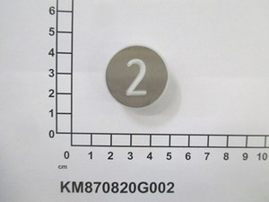 KM870820G001 KM870820G002 KONE кнопка круглого вызова (1-позиционная) крепление для Холла | Однофункциональная кнопка - Product Image 4
