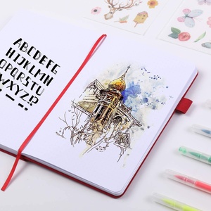 Benutzer definierte Seide Stoff Leinen Hardcover A5 Journal Eco Notebooks Gold Wirbelsäule Seitentuch <span class=keywords><strong>Notebook</strong></span> Wieder verwendbares lösch bares schwarzes Papier tagebuch