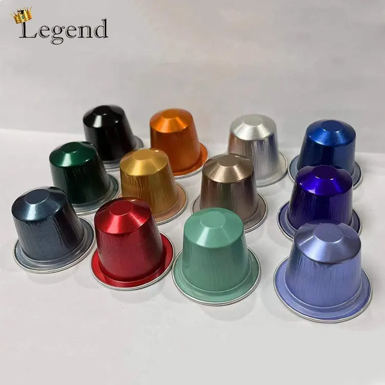 Capsules De café vides avec couvercle en aluminium, 100 pièces, stockage De 5g 15ml, Capsules Nespresso, bon prix