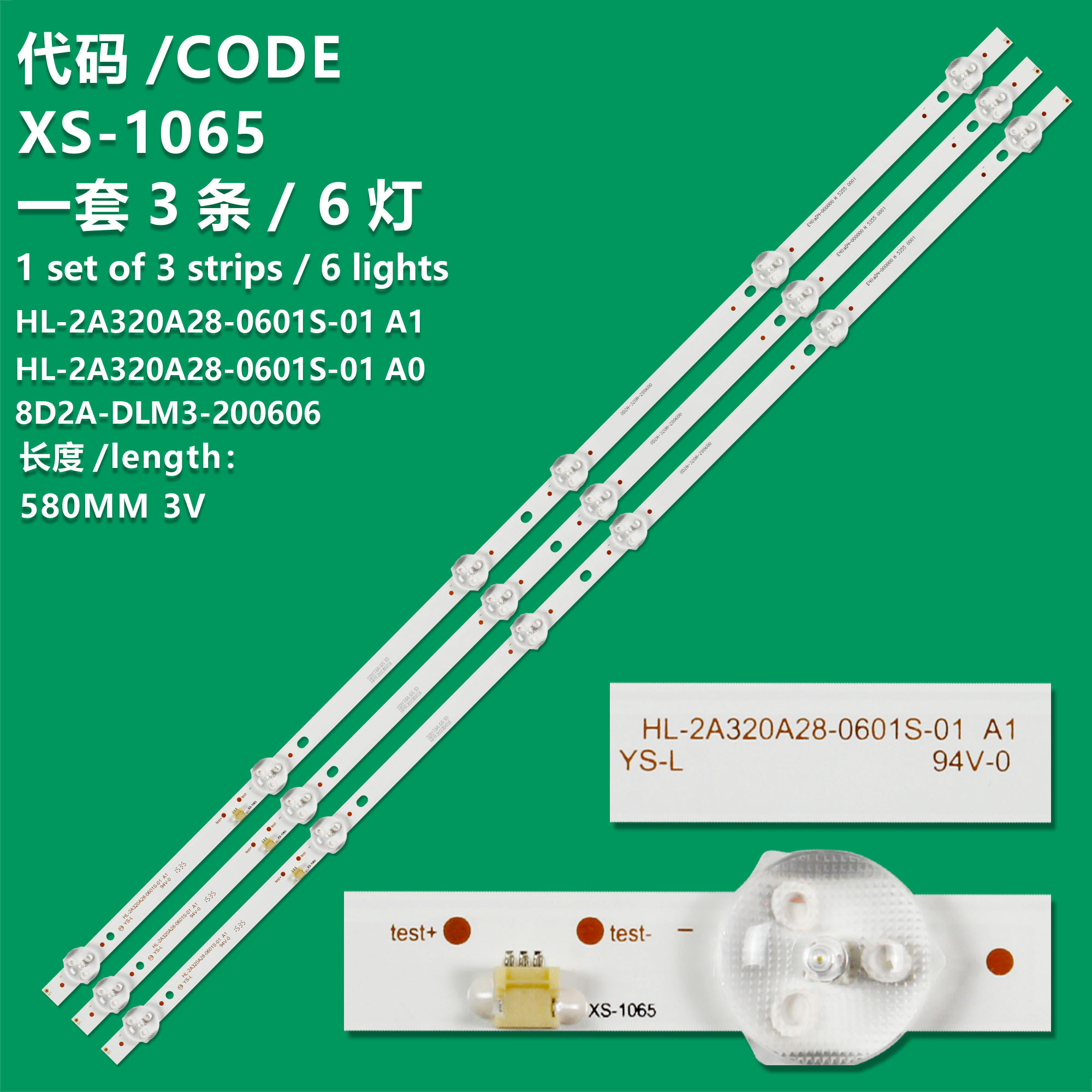 6LED=3PCS