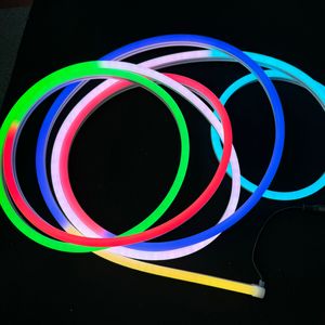 Boyutu: 08mm * 17mm yatay bükme Neon LED piksel şerit WS2811 12V/24V 96LEDs/m buzlu silikon IP67 pürüzsüz ve lekesiz - Product Image 1