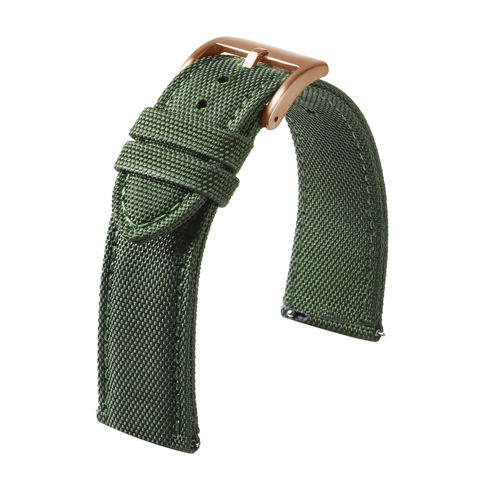 Boucle vert + or rose