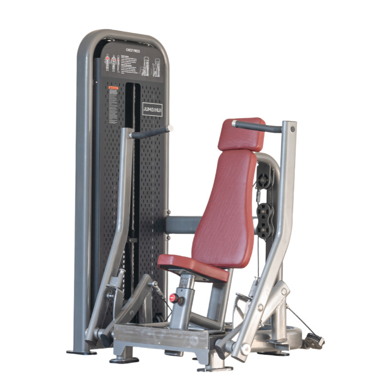 Split-drive seated chest press