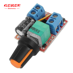 High Quality Wholesale 5A Slim <strong>DC</strong> <strong>Motor</strong> Governor 3V/6V/12V/24V <strong>PWM</strong> <strong>Speed</strong> <strong>Controller</strong> Module for LED Dimmer Regulators - Product Image 3