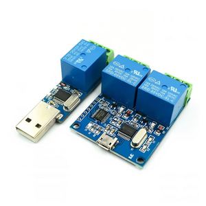 LCUS-1/LCUS-2 <strong>USB</strong> 5V 1/2 Channel Relay <strong>Module</strong> CH340 <strong>USB</strong> Intelligent Control Switch Serial Relay <strong>Module</strong> - Product Image 1