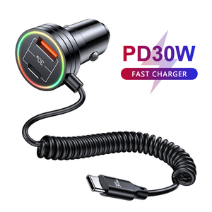 Araba şarjı 240 Vac çıkış fişi satmak için arabalar Typ C hoparlör ile hızlı şarj temizleyici ve emin 20w kolay başlangıç Tabsi cep - Product Image 2