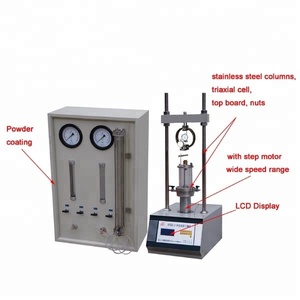 Laboratuvar alanı kullanımı için STSZ-1Q 10KN hafif görev üç eksenli Test seti taşınabilir jeoteknik Test ekipmanları - Product Image 3