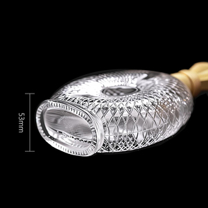 Sang Trọng 500Ml Xo Vodka <span class=keywords><strong>Decanter</strong></span> Với Matte Kết Thúc Khắc Thủy Tinh Whisky Chai Rượu Vang Tùy Chỉnh Và Vít Cap - Product Image 6