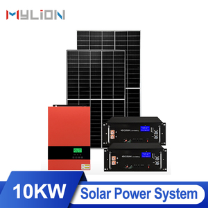 3kw太阳能，离网混合太阳能逆变器lifepo4锂太阳能电池家用便携式3000瓦家用太阳能系统