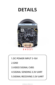 Axisflying 640x512 Mini nhiệt Hình ảnh máy ảnh hồng ngoại phụ kiện CVBS đầu ra FPV bay không người lái giám sát giải pháp <span class=keywords><strong>2025</strong></span> bán nóng - Product Image 6