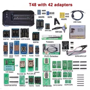 Programador Universal Original T48 TL866II Plus, adaptadores completos, Clip IC, programador EPROM de Flash de alta velocidad, quemador NAND EMMC - Product Image 1